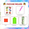 (US Local)6Pcs Acrylic Fruits Diamond Painting Fridge Magnet for Adults Beginners Craft Kit