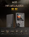 MP3 Player, MECHEN Lossless DSD High Resolution Portable HiFi Digital Audio Music Player with 64GB Memory Card, Supports up to 128GB
