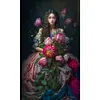 Flower Girl-Paint by Numbers Acrylic Painting 40*60cm