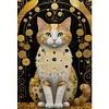 (Multi-Style) Tortoiseshell Cat-11CT Stamped Cross Stitch 30*45cm