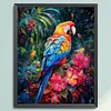 Parrot Flower - 11CT Stamped Cross Stitch 40*50cm/15.75*19.69in