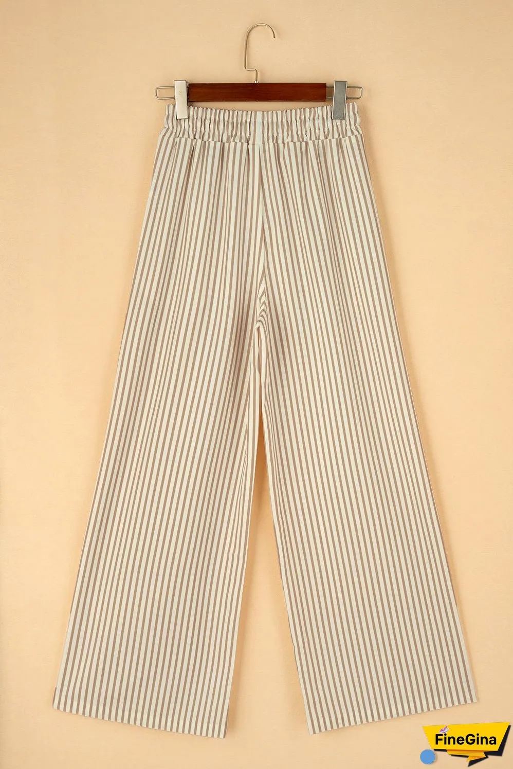 Lightweight Linen Blend Wide Leg Pants