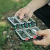 Expandable Fishing Tackle Box Luminous Waterproof Magnetic Tools Storage Box