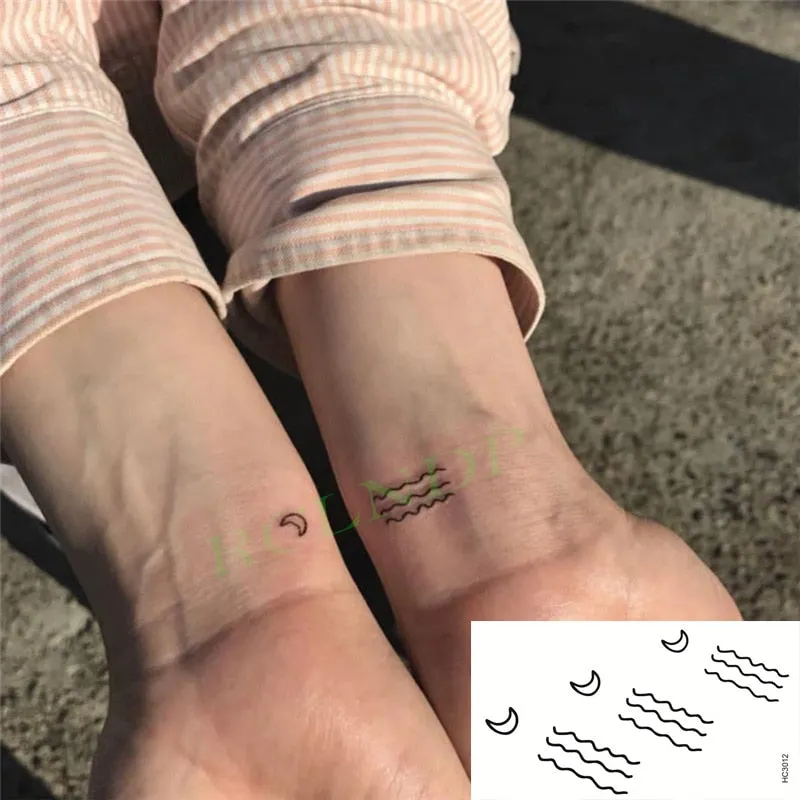Waterproof Temporary Tattoo Sticker Cute Colorful Cartoon Bear Flash Tatoo Fake Tatto Body Art for Woman Men