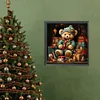 Xmas Gift Bear - Round AB Drills Diamond Painting(45x45cm)
