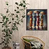 (US Local)Paint By Numbers Kit On Canvas DIY Oil Art Girl Picture Home Wall Decor40x40cm