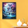 Landscape Waterfall - 11CT Stamped Cross Stitch - 40*50cm - Natural