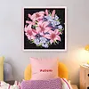 Lily Cluster - 9CT Full Beaded Cross Stitch Kit(28x28cm)