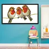 Flower Birds-14CT Stamped Cross Stitch Kit(19x34cm)