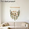 (Finished Product)Artificial Eucalyptus Wall Decor Fake Greenery Leaves Boho Wall Decor Imitation Eucalyptus Leaf Ornament for Bedroom Kitchen Dining Room Bathroom