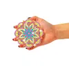 Datura DIY Diamonds Painting Coaster Woodiness with Rack Cup Pad Crafts Kits