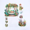 >SALE<Acrylic Garden Rocking Chair Desktop Diamond Art Kits for Home Office Decor