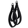 [US Local Warehouse] 2Pcs Ankle Pilates Cord Elastic Double Ring Exercise Straps Resistance Band Cord