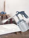 750ml Pneumatic Handheld Sandblaster 1/4inch Air Sand Blaster for Removing Rust