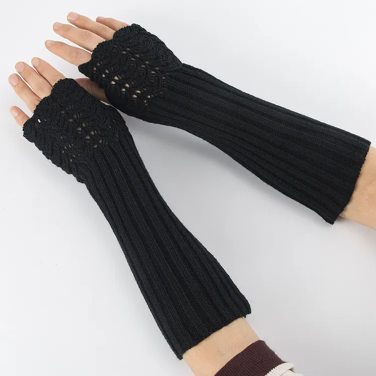 Vintage Soft Warm Jacquard Weave Retro Comfy Glove