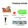 Wooden Halloween Gnome Elf 3 Hooks Diamond Painting Hook Rail DIY Crafts Decor