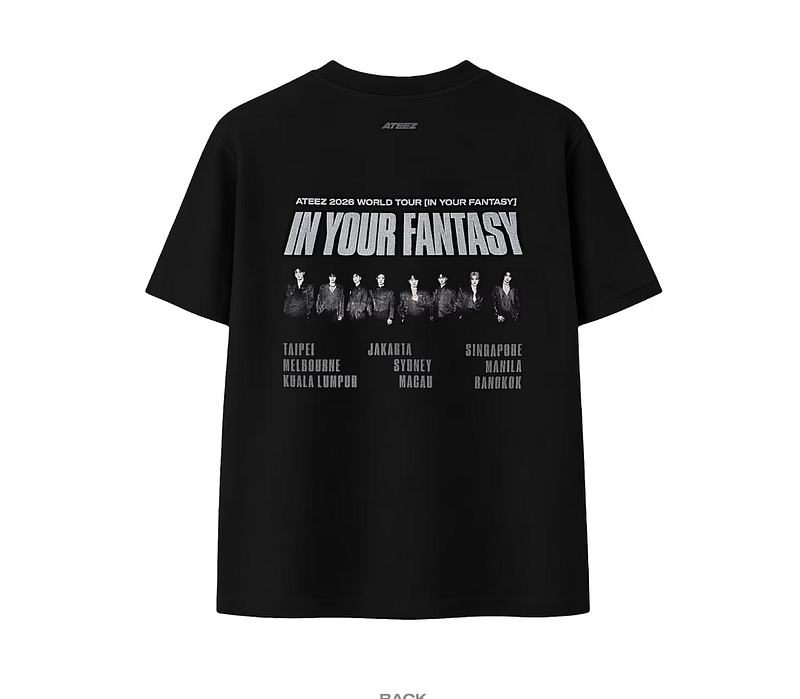 2024 Ateez World Tour Short Sleeve T-Shirt The REAL ver.
