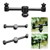 2-Head Aluminum Alloy Gas Tank Connection Lantern Bracket Camping Accessories