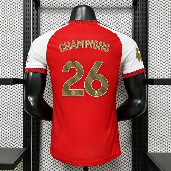 Player Edition - Arsenal 26/27 Home Football Jersey【Premier League Champions Patch + Champions Numbering】