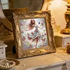 The Girl Dancing With Butterflies-Partial Special Shaped Diamond painting 30*30CM