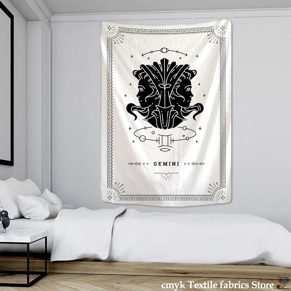 Divination Tarot Tapestry Wall Hanging Constellation Mandala Psychedelic Good Luck Hippie Witchcraft Room Home Decor