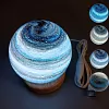 Planet LED Night Light Galaxy Planet Light with Stand Decorative Bedroom Bedside Lamp Creative Birthday Gift