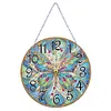 Diamond Painting Wooden Butterfly Hanging Clock Kit