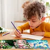 6Pcs Diamond Painting Greeting Card Gnome Diamond Handmade Card for Friends