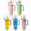 24oz Stainless Steel Whale Fountain Tumbler Perfect for Kids Teens and Adults