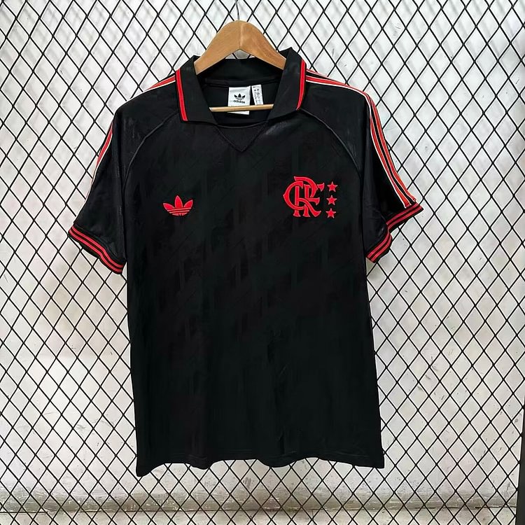 25-26 Flamengo Retro Black Jersey - Fan Edition