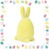 Flocked Easter Decorations Bunny Honeycomb Ornament DIY Table Centerpiece Set Ornaments for Spring Home Holiday