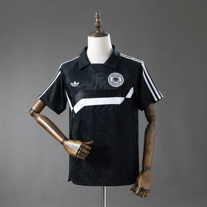 Germany 1988/90 Retro Black Jersey