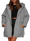 Women's Winter Thicken Casual Lightweight Hooded Down Jacket