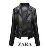 [ZARA] Damska kurtka sk&oacute;rzana (dostępna wiosną, jesienią i latem)