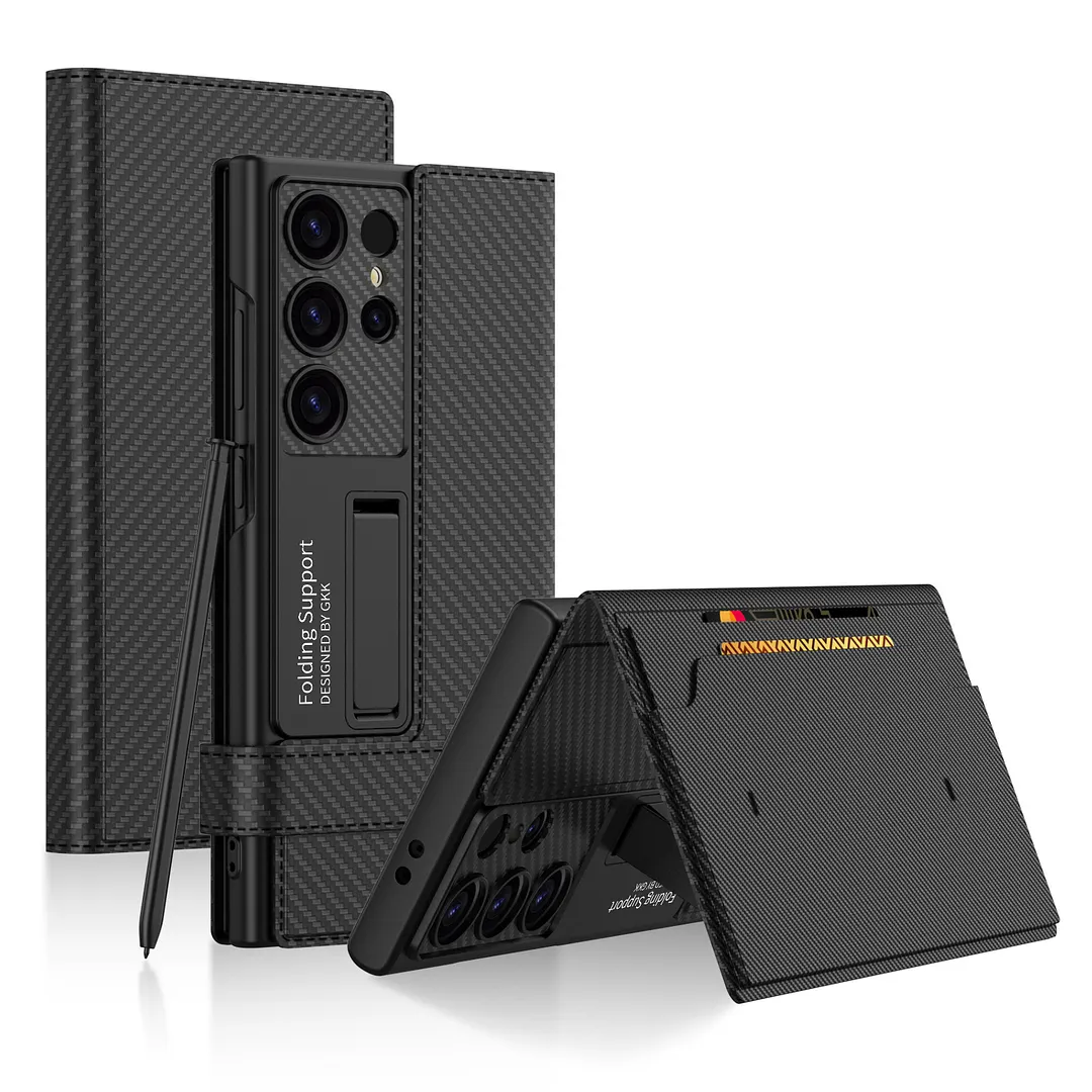 Suitable for Samsung S24/23 flip leather wallet style mobile phone case