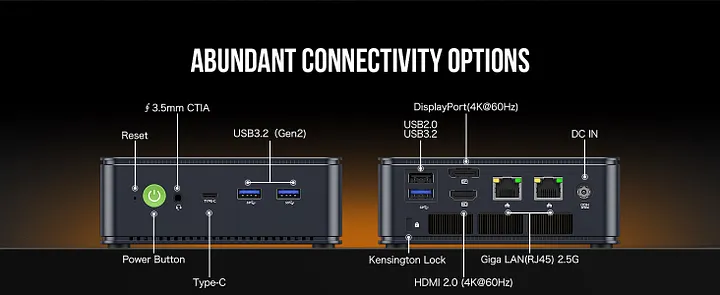 AMD Ryzen 5 6600H Mini PC--NucBox M6
