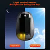 Solar-Power Car Roof Light with RC Punch-Free Universal Signal Mouse Lamp RGB Solar Powered Strobe Pilot Light for Pickup Trucks SUV Motorcycles