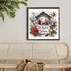 Christmas_Round peinture diamant foret-40*40cm