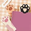 (US Local)4Pcs Cat Paw DIY Diamond Painting Bookmarks Making Kit Diamond Art Bookmark