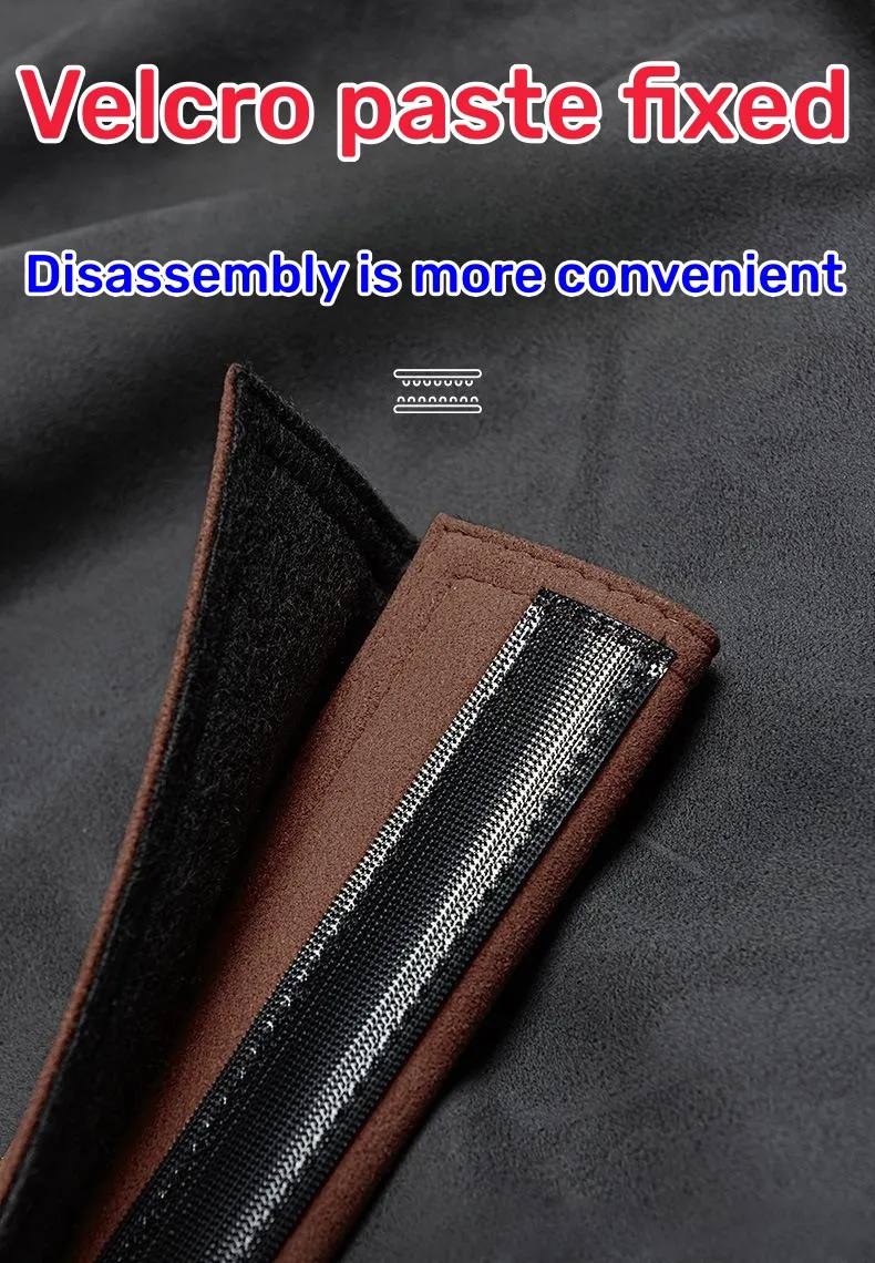 Car interior suede seat belt shoulder cover
