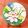DIY Lotus -Ornaments Enamel Painting 30*30CM