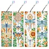 (US Local)4Pcs Special Shape Dragonfly 5D DIY Diamond Painting Bookmark Craft Kit