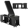 [US Local Warehouse] 4-in-1 Adjustable Weight Bench for Home Gym Foldable Workout Exercise Strength Training Bench with 660LBS Weight Capacity for Full Body Fitness Dumbbell Exercise