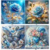 Blue Still Life - Round AB Drills Diamond Painting(45x45cm)