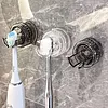 Suction cup electric toothbrush holder punch-free wall-mounted toothbrush rack bathroom toothbrush storage rack