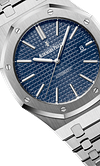 Stainless steel blue dial 41mm