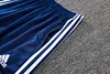 Joyfball 2025/2026 Kids Size Real Madrid Long Zipped Jacket Retro Version Royal Blue Soccer Jersey  1:1 Thai Quality 