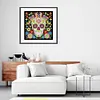 Flower Skull-Luminous Special Shaped Diamond Painting Kit
