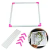 (US Local)Rectangle Embroidery Hoop Cross Stitch Frame Plastic Clip Frame (60x40cm)