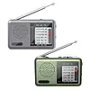 Portable Radio with Rechargeable Battery & Earphone FM AM SW Radio Pocket Radio